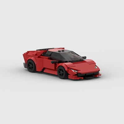 Brick Lambo Hurricane Car