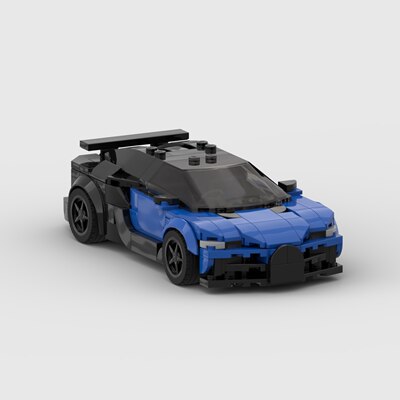 Brick Bugatti Bolide Vision GT Car