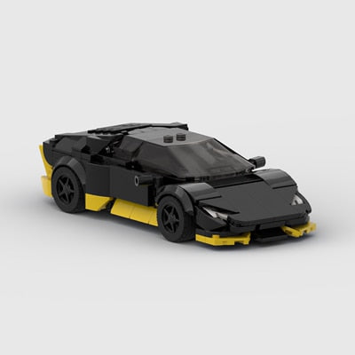 Brick Lambo Hurricane Car