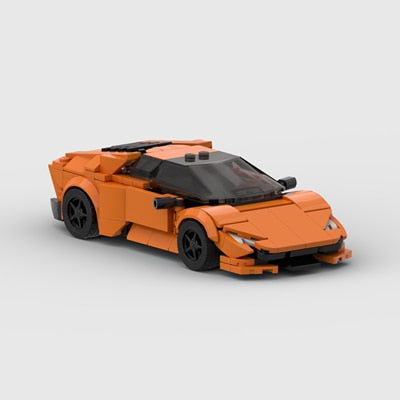 Brick Lambo Hurricane Car