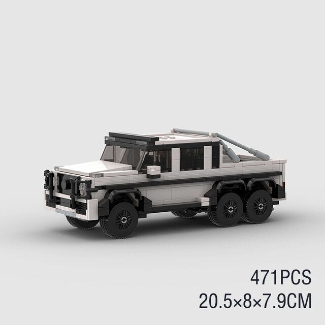 Brick Mercedes Benz G63 AMG 6x6 Car