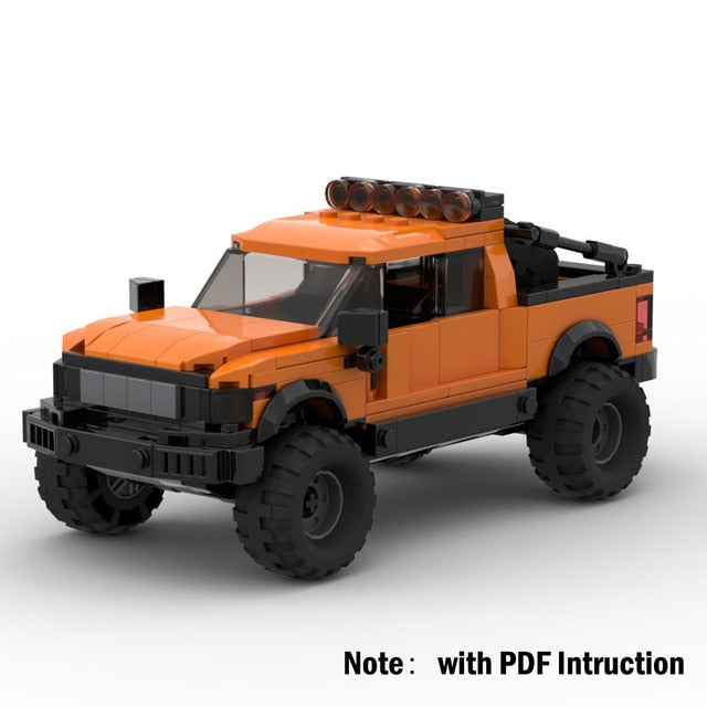 Brick Ford Raptors F-150 Pickup Truck Car