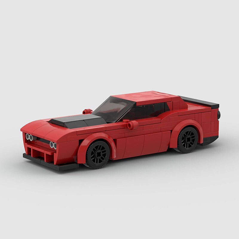 Brick Dodge Hellcat Car