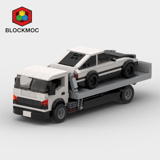 Brick Flatbed Tow Truck Car