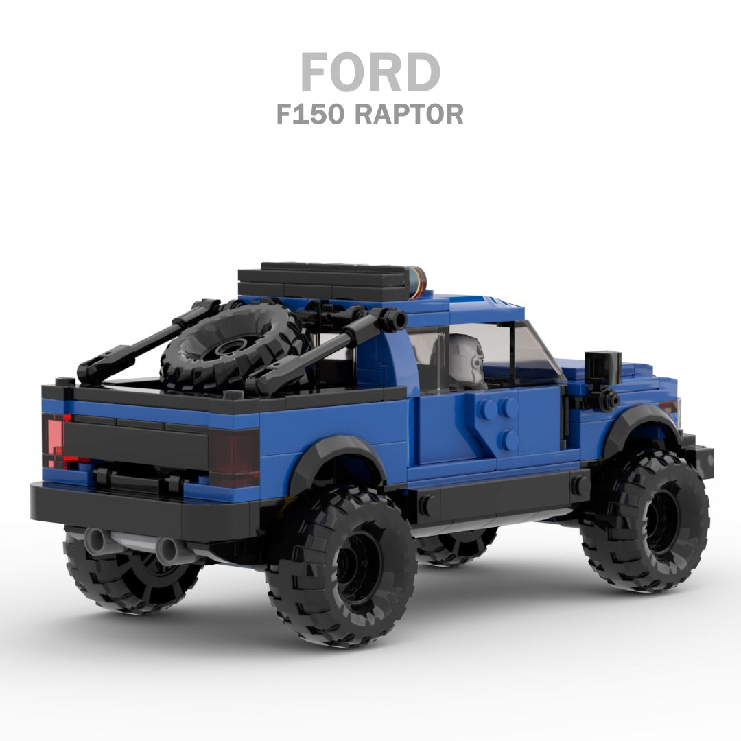 Brick Ford Raptors F-150 Pickup Truck Car