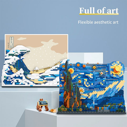 Microbrick MOC Art Painting