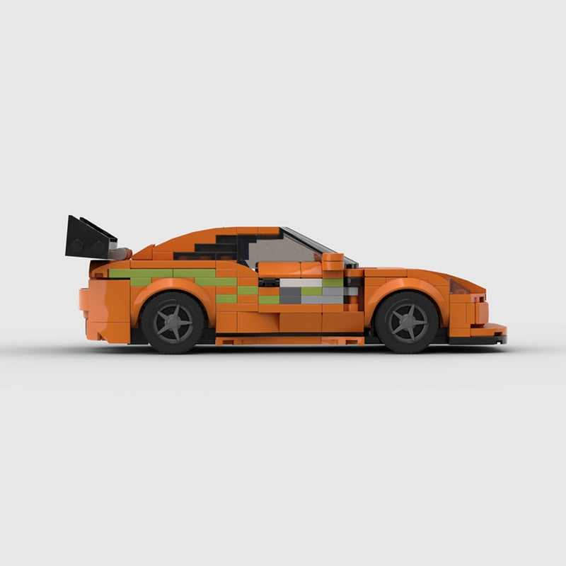 Brick Fast and Furious Supra Car