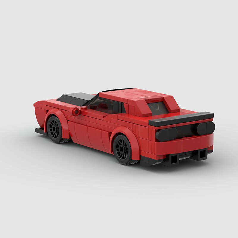 Brick Dodge Hellcat Car