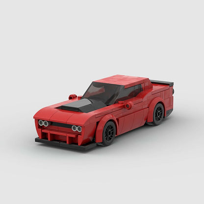 Brick Dodge Hellcat Car